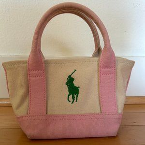 Mini Canvas Tote Polo Ralph Lauren